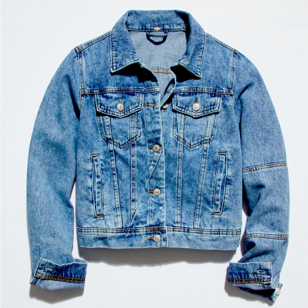 FREE PEOPLE Rumors Jacket, size S in Light Indigo